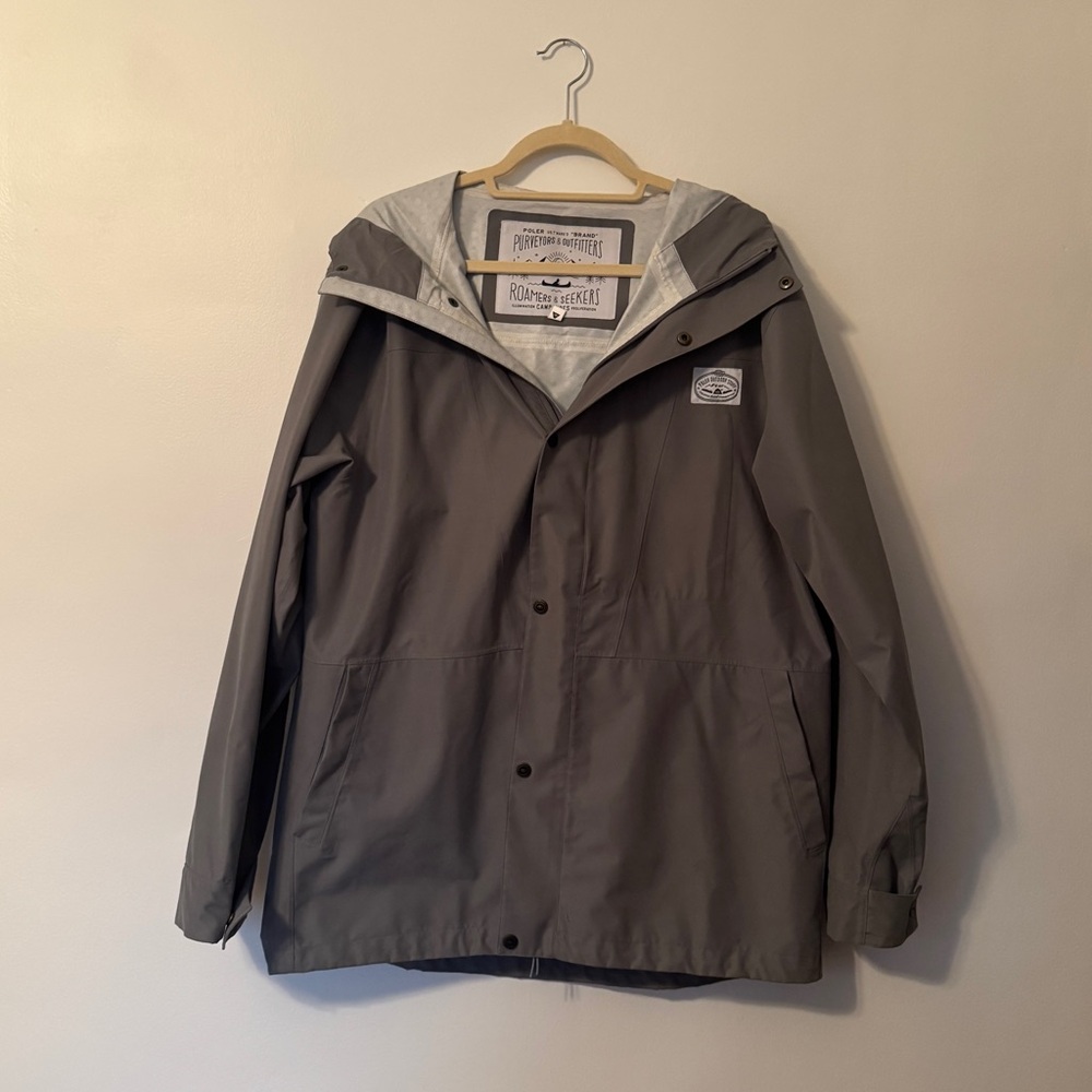 Poler Gray Rain Jacket - image 1